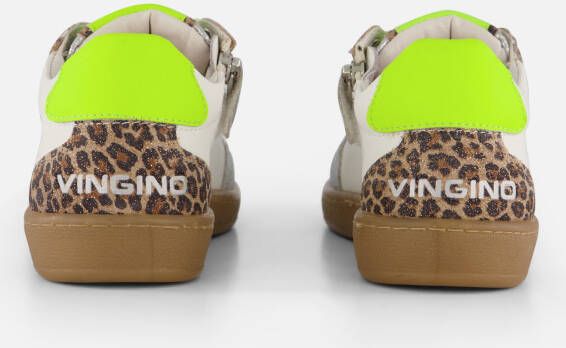 VINGINO Animal Sneakers zilver Leer