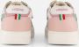 VINGINO Odette Low leren sneakers wit lichtroze lichtgroen Meisjes Leer 39 - Thumbnail 9