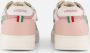 VINGINO Odette Low leren sneakers wit lichtroze lichtgroen Meisjes Leer 32 - Thumbnail 5