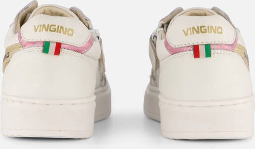 VINGINO Court Lifestyle Sneakers wit Leer