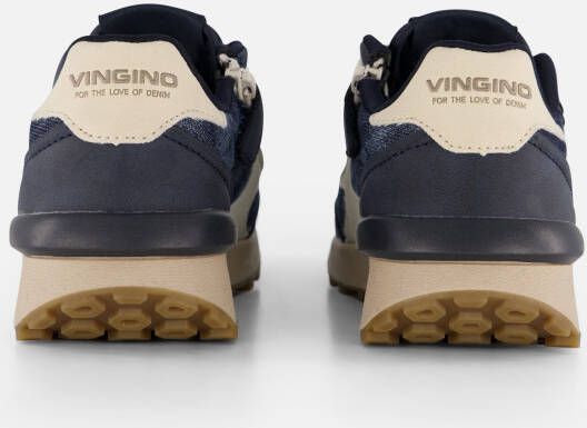 VINGINO Denim Sneakers blauw Leer