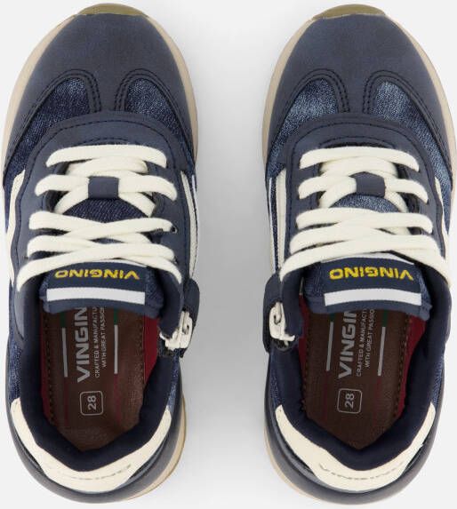 VINGINO Denim Sneakers blauw Leer