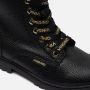 VINGINO Eva High veterboots zwart Imitatieleer Effen 30 - Thumbnail 8