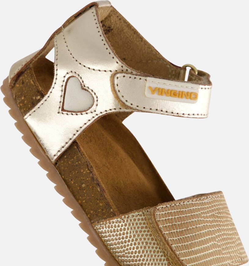 VINGINO Floor Sandalen goud Leer