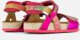 VINGINO Naomi leren sandalen roze multi Leer Meerkleurig 28 - Thumbnail 6