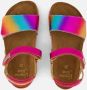 VINGINO Naomi leren sandalen roze multi Leer Meerkleurig 28 - Thumbnail 7