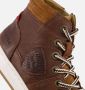 VINGINO Duncan Mid leren sneakers bruin Jongens Leer Meerkleurig 36 - Thumbnail 12