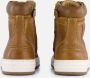 Vingino Sil Xhi Hoge sneakers Leren Sneaker Jongens Kids Cognac - Thumbnail 10