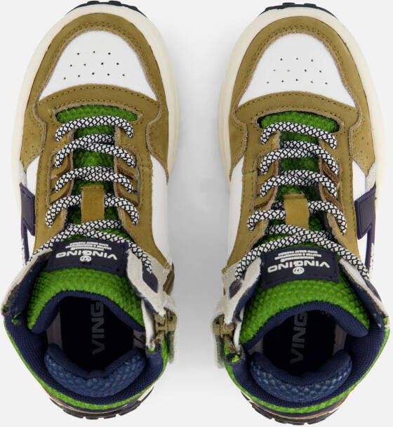 VINGINO Vito Mid Sneakers groen Leer