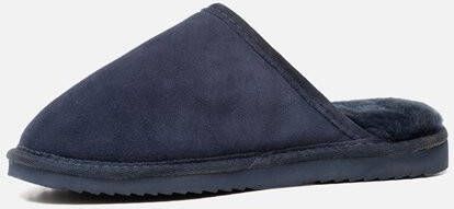 Warmbat Classic pantoffels blauw Suede