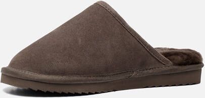 Warmbat Classic pantoffels grijs Suede 370428