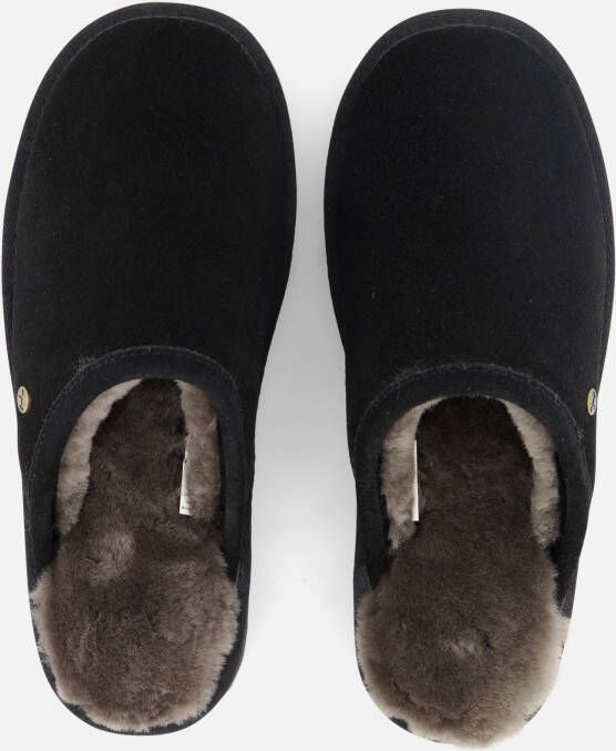 Warmbat Classic Pantoffels zwart Suede