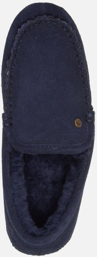 Warmbat Earlwood Pantoffels blauw Suede