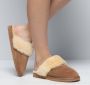Warmbat Flurry Pantoffels cognac Suede - Thumbnail 9