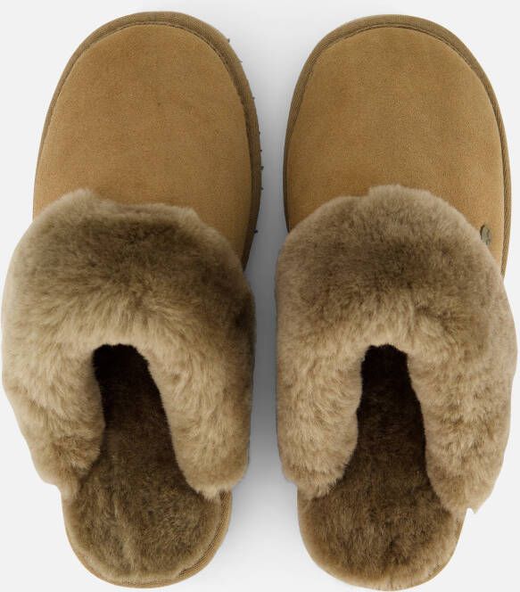 Warmbat Flurry Pantoffels taupe Suede