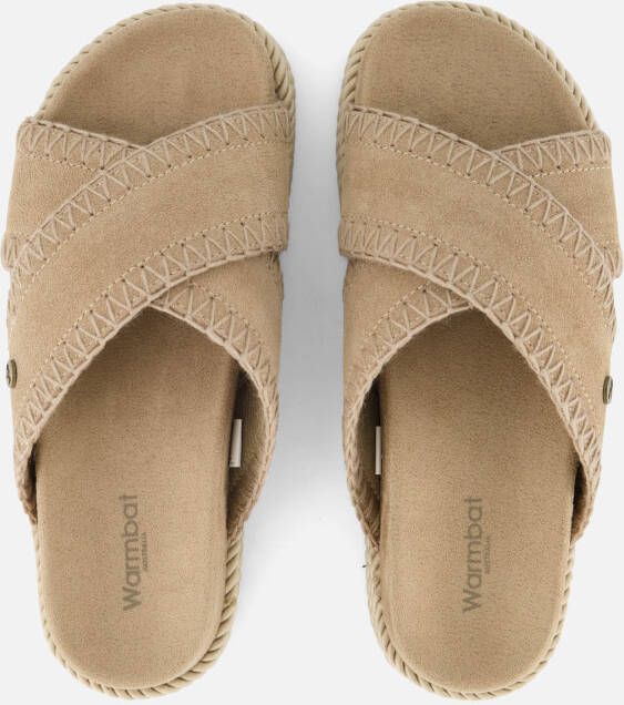 Warmbat Nullagine Slippers beige Suede