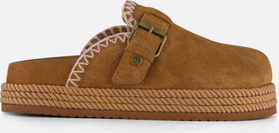 Warmbat Warrego Slippers cognac Suede