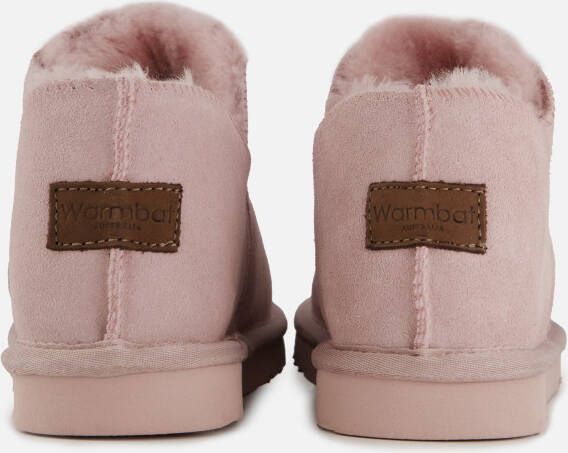 Warmbat Willow Pantoffels Roze Suede