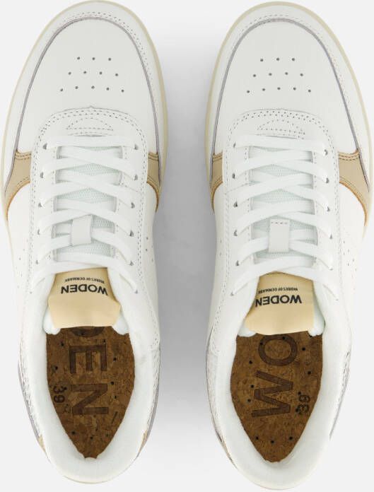Woden Bjork Kleurblok Sneakers Beige Dames - Foto 5