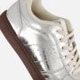 Woden Zilver Metallic Leren Sneaker Gray Heren - Thumbnail 13