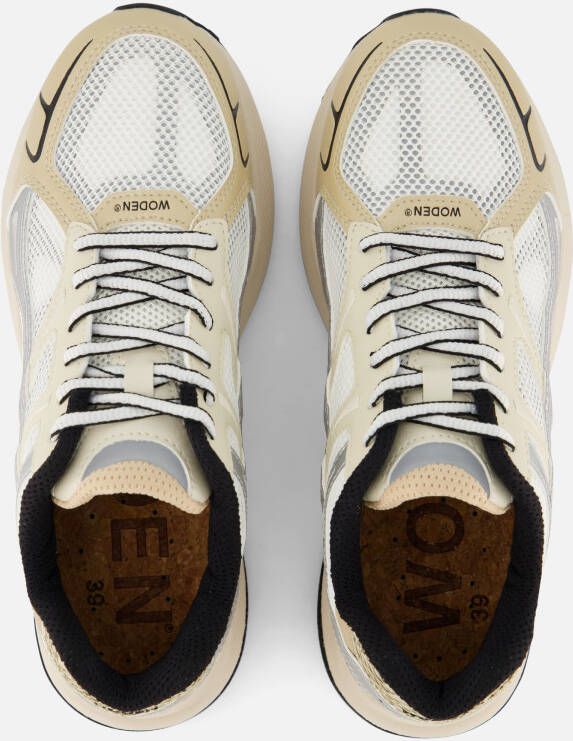 Woden Freja Runner Sneakers beige Leer