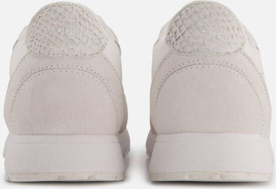 Woden Hailey Sneakers wit Textiel