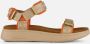 Woden Line Lite Sandalen beige Textiel Dames - Thumbnail 12