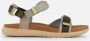 Woden Line Lite Sandalen bruin Textiel Dames - Thumbnail 6