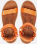 Woden Line Sandalen oranje Textiel Dames - Thumbnail 8