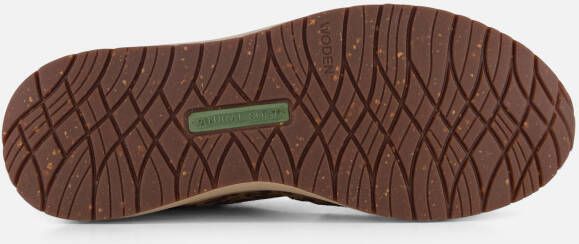 Woden Nicoline leopard sneakers bruin