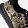Woden Nora natural soft sneakers zwart snake Dames - Thumbnail 5