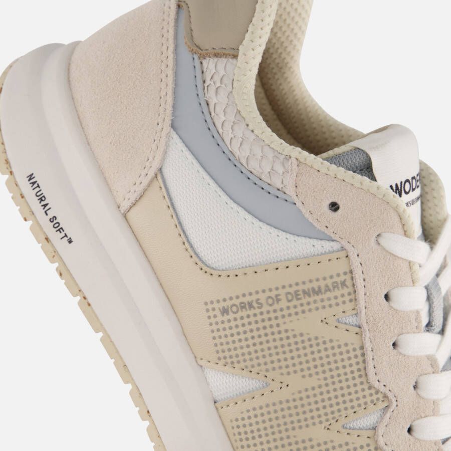 Woden Rigmor Reflective Sneakers beige Suede