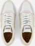 Woden Beige Suède Lage Sneakers met Reflecterend Detail Multicolor Dames - Thumbnail 6