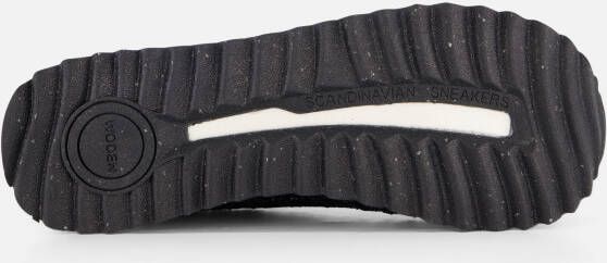 Woden Ronja Glitter Plateau Sneakers zwart