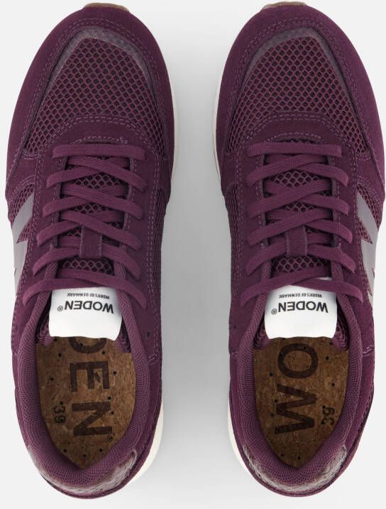 Woden Ronja Icon Sneakers paars Suede