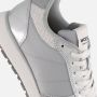 Woden Ronja Metallic Sneakers zilver Leer Dames - Thumbnail 6