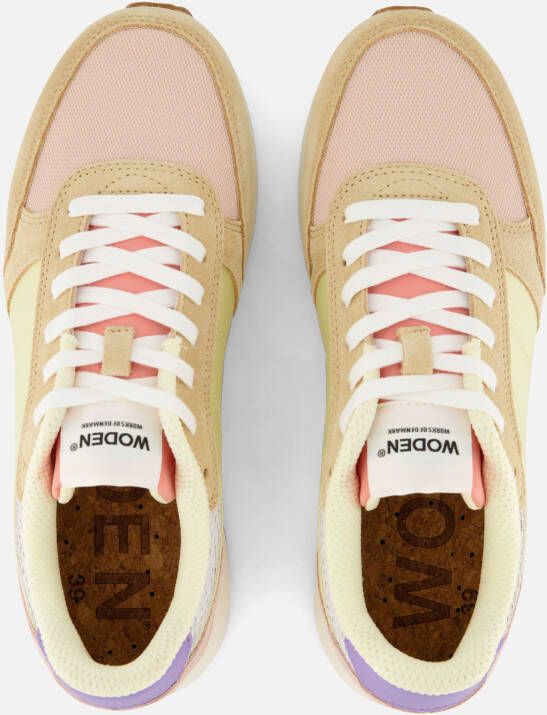 Woden Ronja Powder Sneakers beige Leer