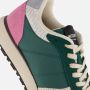 Woden Ronja Reflective Sneakers groen Leer Dames - Thumbnail 6