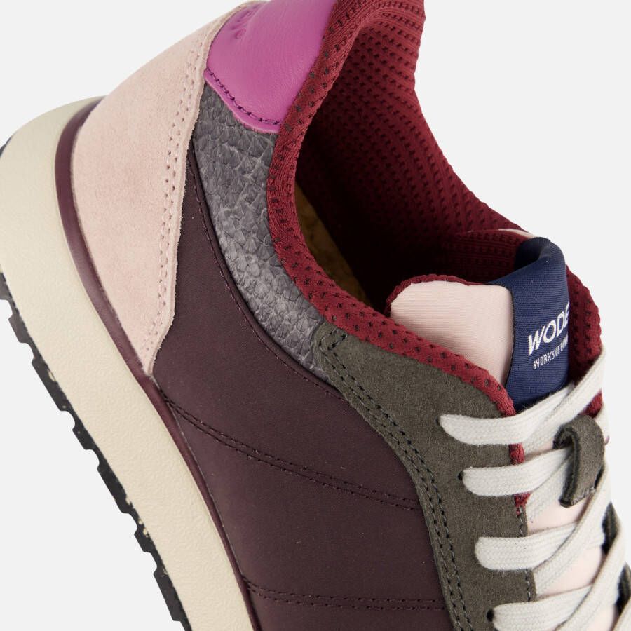 Woden Ronja Sneakers bruin Leer