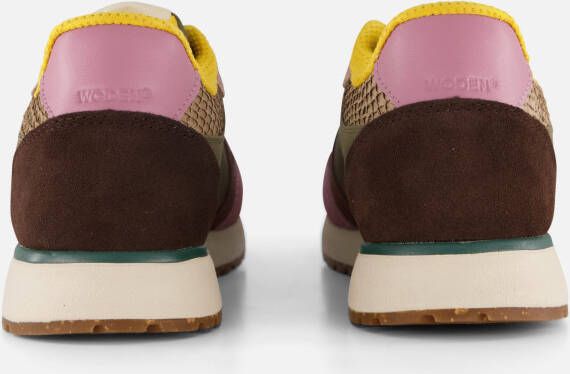Woden Ronja Multi Sneakers bruin Suede
