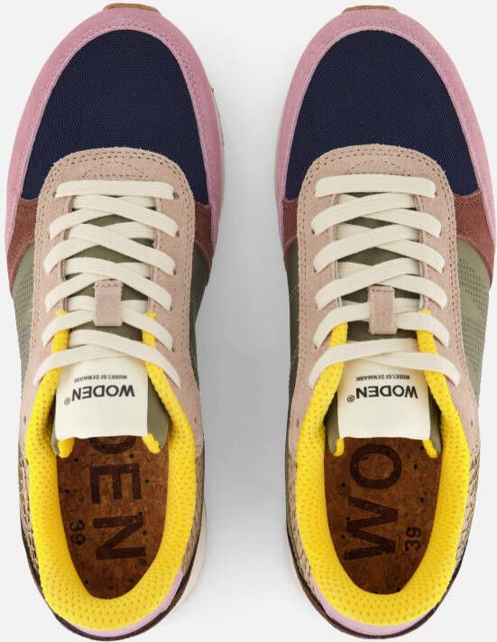 Woden Ronja Multi Sneakers bruin Suede