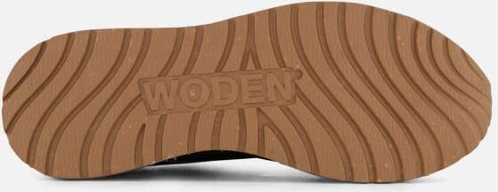 Woden Ronja Sneakers groen Leer