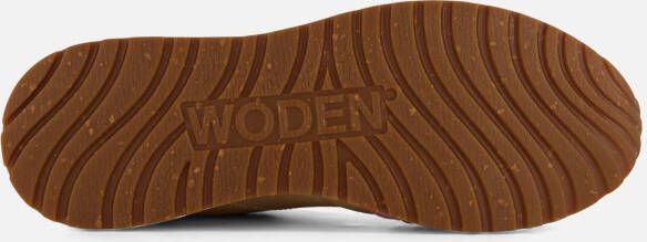 Woden Ronja Sneakers groen Leer
