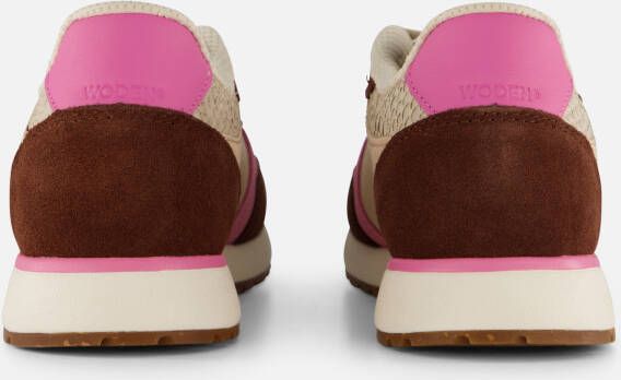 Woden Ronja Sneakers groen Leer