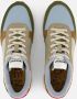 Woden Kleur-geblokkeerde leren sneakers met kurkzool Multicolor Dames - Thumbnail 7