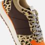 Woden Leopard Tijger Koeienhaar Slimme Modus Sneakers Brown Dames - Thumbnail 6