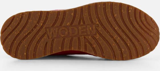Woden Ronja Sneakers rood Textiel