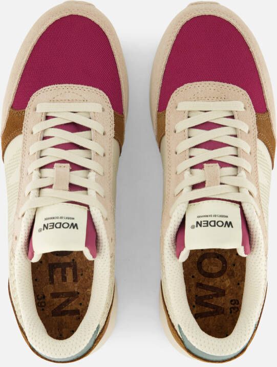 Woden Ronja Sneakers rood Textiel