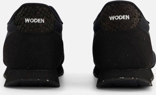 Woden Signe Sneakers zwart Textiel