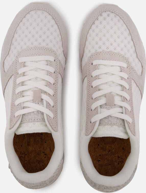 Woden Ydun Suede Mesh II Sneakers wit Textiel